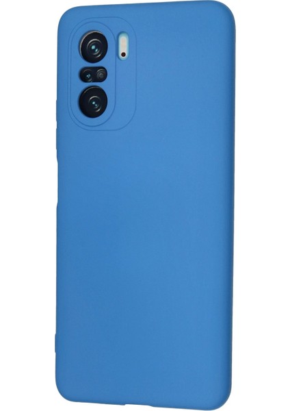 Xiaomi Poco F3 Kılıf Nano Içi Kadife Silikon - Mavi Bstmy