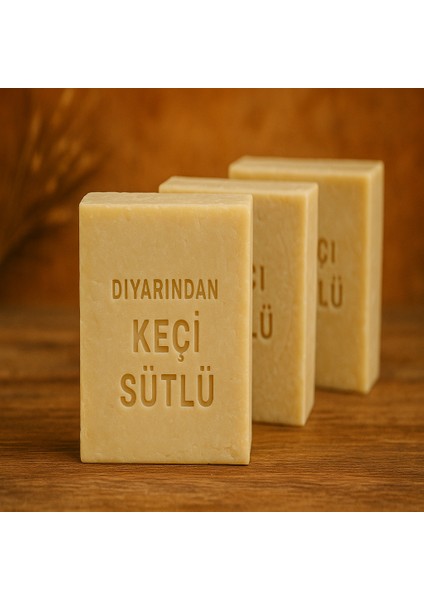 Hatay Doğal Keçi Sütü Sabunu 3 Adet 375 gr