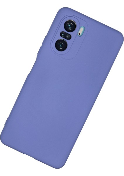 Xiaomi Poco F3 Kılıf Nano Içi Kadife Silikon - Lila Bstmy