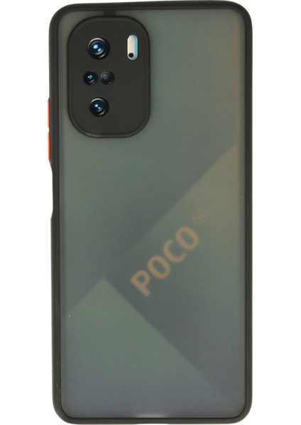 Xiaomi Poco F3 Kılıf Montreal Silikon Kapak - Siyah Bstmy