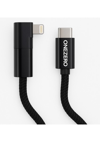 2in1 iPhone ile Uyumlu Data ve Şarj Kablo, Type-C To Type-C Lightning Kablo, 120 cm Uzunluk, USB C To Lightning ile Uyumlu Kablosu ZR50
