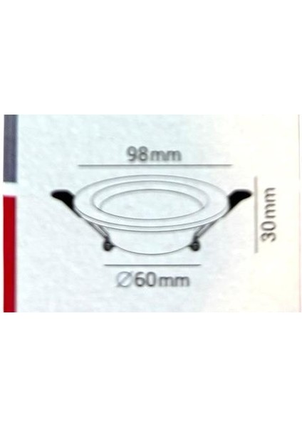 , (10 Adet) 6W LED Spot, Gömme Spot, LED Panel, 6500 K Beyaz Işık, Iç Mekan, Sıva Altı LED Spot fırsatları