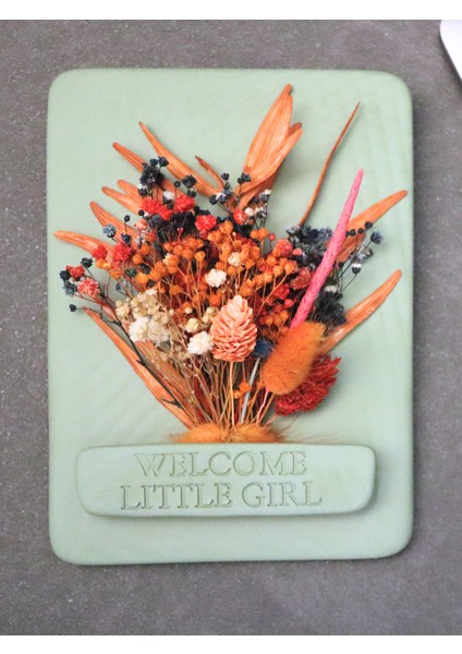 ile Çok Özel Hediyelik 🎁 Yeni Doğan Kız Hediyesi 🎁 Welcome Lıttle Gırl – Hoş Geldin Minik Prenses! Dekoratif Obje fırsatları
