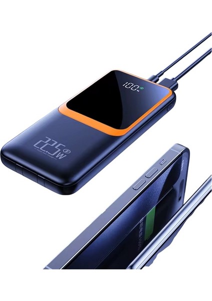 H32 Dijital Göstergeli Dahili Çoklu Kablolu 10000 Mah Powerbank Siyah modelleri