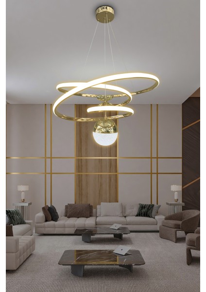 Eylül Tek Top 3 mt LED Avize