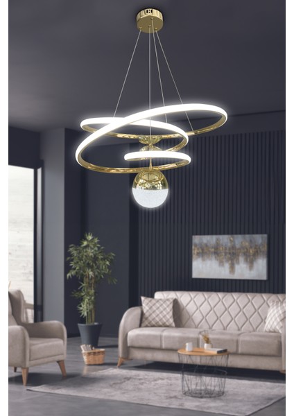 Eylül Tek Top 3 mt LED Avize