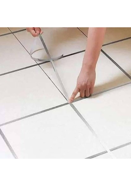 Fayans Arası Şerit Bant Dekoratif Kendinden Yapışkanlı Bant 1cm 50 Metre