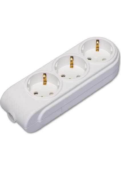 3'lü Topraklı Grup Priz Klemensli Yeni Nesil