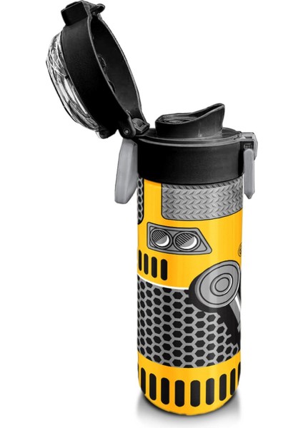 Kids Erkek Desenli Pipetli ve Direkt Içim Çelik Termos 500 ml fırsatları