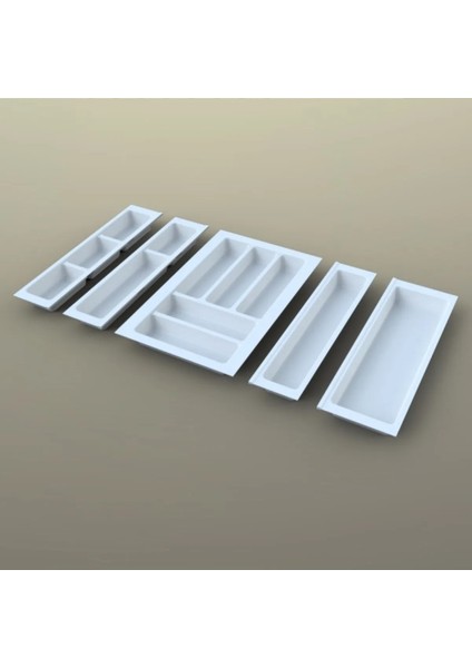 Mutfak Çekmece İçi Kaşıklık Beyaz 74 cm X 48 cm (yanlar Ve Boydan 4,5 Cm Kesilebilir)