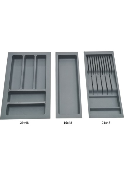 Çekmece içi kaşıklık ve Bıçaklık 64x48 Yandan ve Boydan 4,5 cm kesilebilir fırsatları