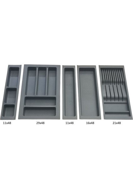 Çekmece içi kaşıklık ve Bıçaklık 84x48 Yandan ve Boydan 4,5 cm kesilebilir