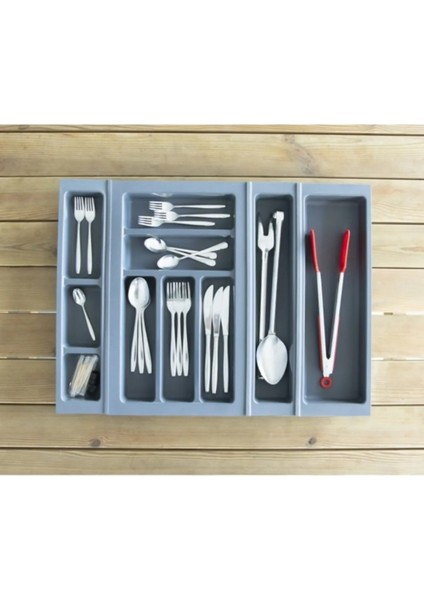 Mutfak Çekmece Içi Kaşıklık Düzenleyici 64 Cm X 48 Cm (yanlar Ve Boydan 4,5 Cm Kesilebilir)