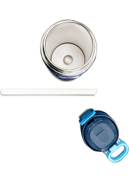 Kids Erkek Desenli Pipetli ve Direkt Içim Çelik Termos 500 ml fiyatları