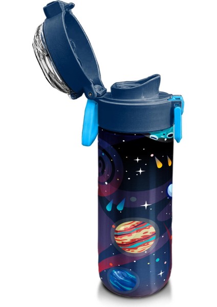 Kids Erkek Desenli Pipetli ve Direkt Içim Çelik Termos 500 ml fırsatları