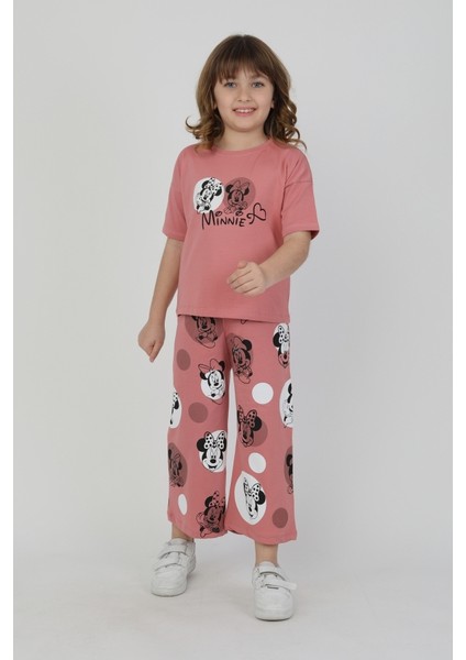 Minnie Baskılı Kız Çocuk Takım 2549