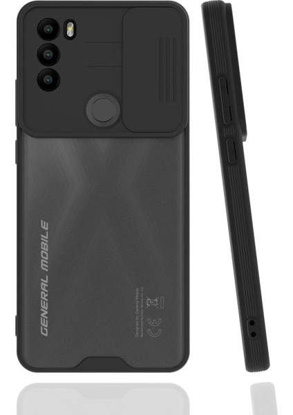 General Mobile Gm 21 Plus Kılıf Platin Kamera Koruma Silikon - Siyah Bstmy