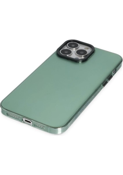 Iphone 14 Pro Kılıf Anka Pc Sert Metal Kapak - Yeşil Bstmy