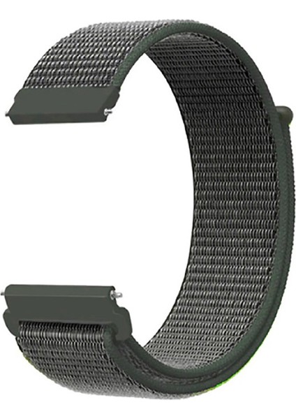 Xiaomi Watch S1 , S1 Active, S1 Pro, S2 ile Uyumlu Kordon Cırt Cırtlı Spor Kumaş Kayış