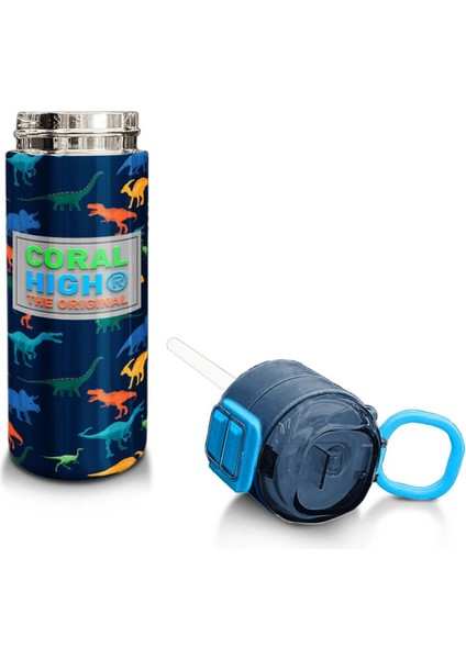 Kids Erkek Desenli Pipetli ve Direkt Içim Çelik Termos 500 ml fırsatları