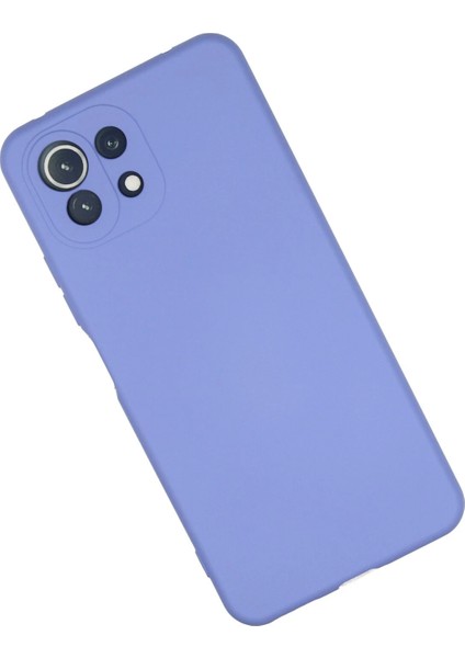 Xiaomi Mi 11 Lite Kılıf Nano Içi Kadife Silikon - Lila Bstmy