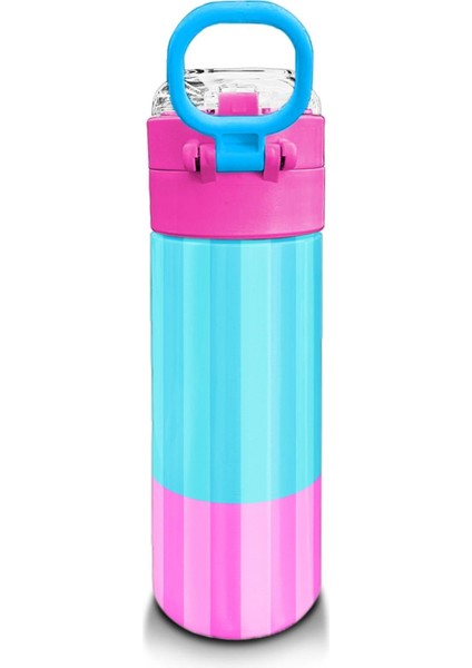 Kids Kız Desenli Pipetli ve Direkt Içim Çelik Termos 500 ml fiyatları
