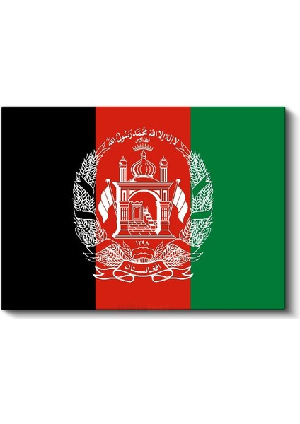 Afganistan Bayrağı - Kanvas Tablo fiyatları