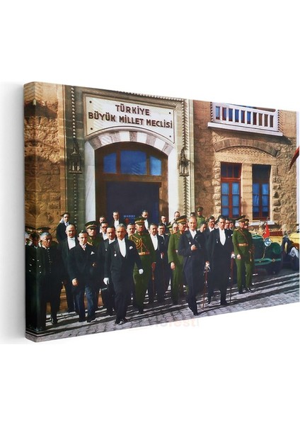 Atatürk ve TBMM - Cumhuriyet'in Kalbi Kanvas Tablo modelleri