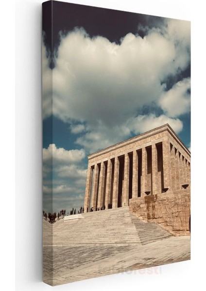 Anıtkabir - Mavi Gökyüzü Altında Kanvas Tablo