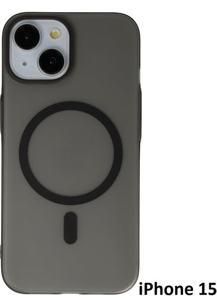 Iphone 15 Tuna Buzlu Sert Ince Magsafe Telefon Kılıfı