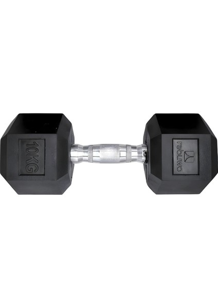 Hex Dambıl Kauçuk Altıgen Dambıl Hex Dumbbell 10 kg 1 Adet