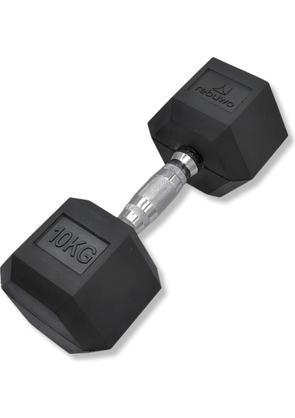 Hex Dambıl Kauçuk Altıgen Dambıl Hex Dumbbell 10 kg 1 Adet