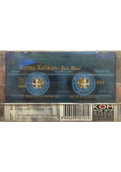 Kaset Koma Xelikan - Gula Mome Kürtçe Kaset fiyatları