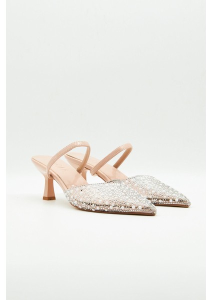 Sonya Kadın Topuklu Terlik Ayakkabı