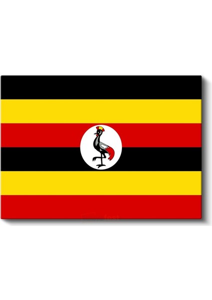 Uganda Bayrağı - Kanvas Tablo fiyatları