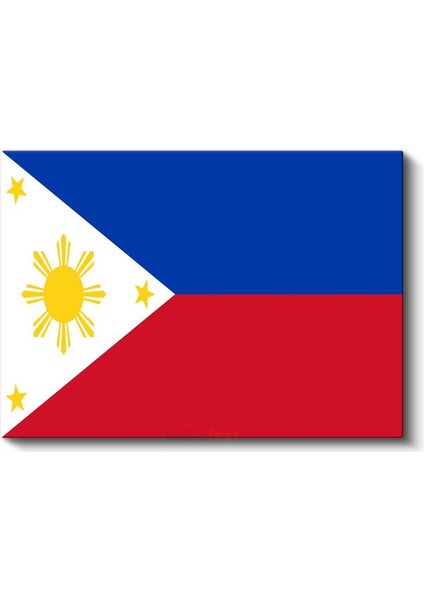 Filipinler Bayrağı - Kanvas Tablo