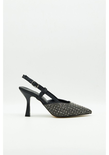 Fiora Kadın Taşlı Topuklu Ayakkabı