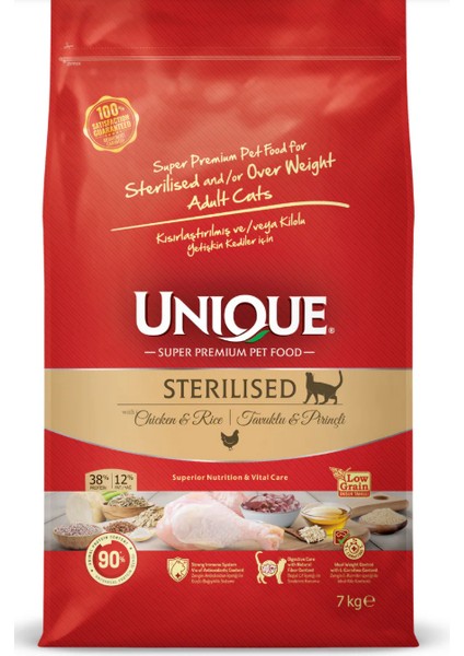 Kısırlaştırılmış Kedi Maması Tavuklu 7 kg