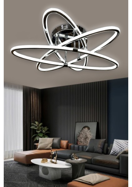 Atom Çift Ledli 3 Kol LED Avize fiyatları
