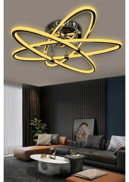 Atom Çift Ledli 3 Kol LED Avize indirimleri