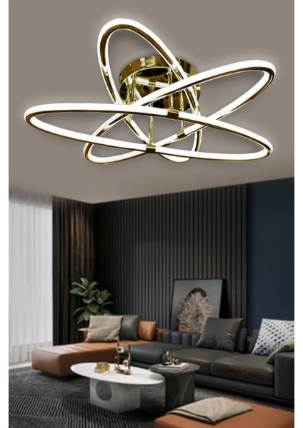 Atom Çift Ledli 3 Kol LED Avize fiyatları