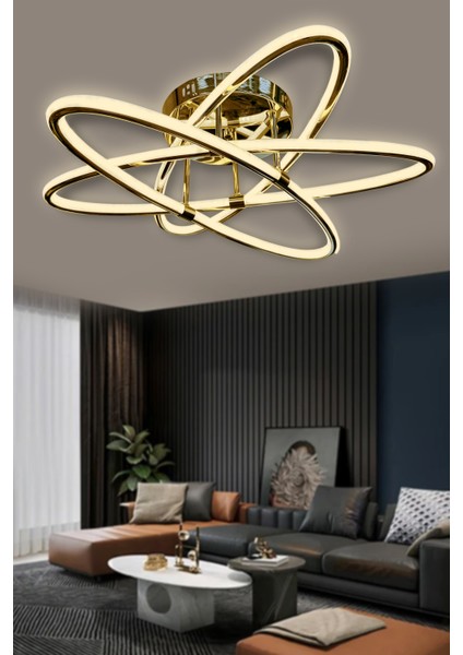 Atom Çift Ledli 3 Kol LED Avize fırsatları