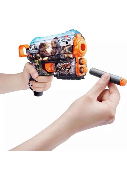 Skins Flux Jurassic World 8 Mermili Sünger Dart Atan Silah S1 ile Hayatta Kalma Savaşına Katıl!