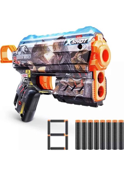 Skins Flux Jurassic World 8 Mermili Sünger Dart Atan Silah S1 ile Hayatta Kalma Savaşına Katıl!