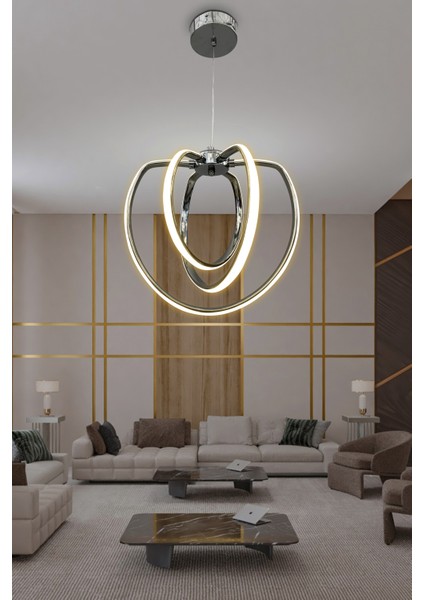 Afra 3\'lü Modern Sarkıt LED Avize