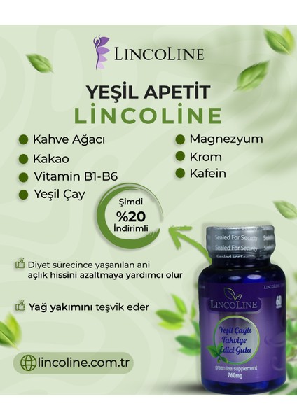 Yeşil Çaylı Takviye Edici Gıda (App) fiyatları