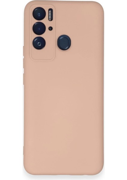 Tecno Pova Neo Kılıf Nano Içi Kadife Silikon - Pudra Bstmy