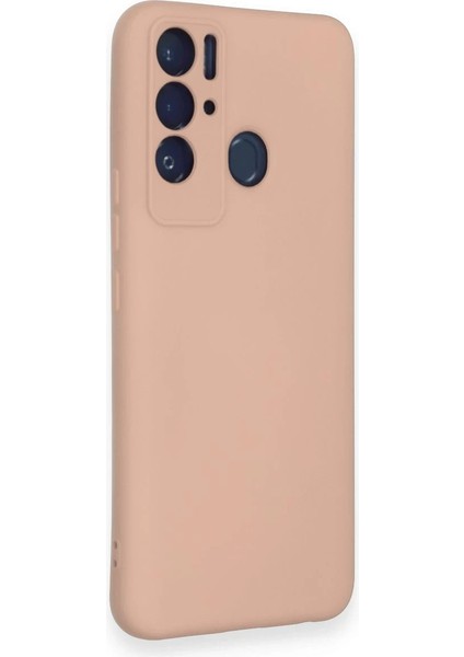 Tecno Pova Neo Kılıf Nano Içi Kadife Silikon - Pudra Bstmy