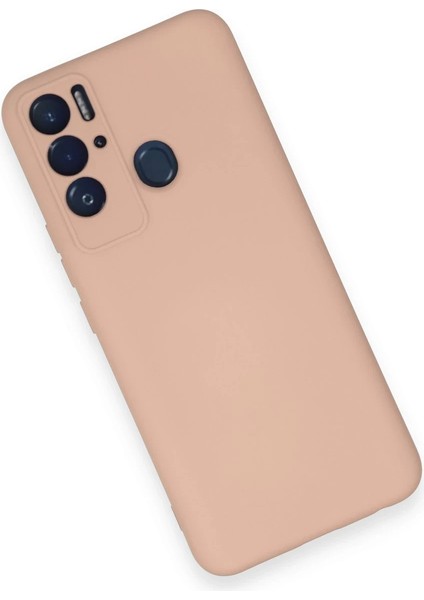 Tecno Pova Neo Kılıf Nano Içi Kadife Silikon - Pudra Bstmy