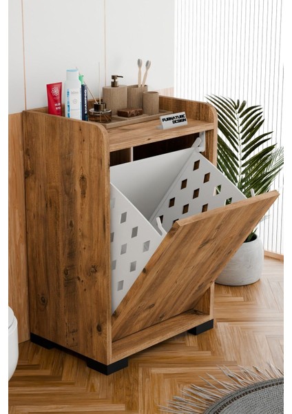 Solena Dekoratif Çamaşır Dolabı Düşer Kapak Çamaşırlık fiyatları